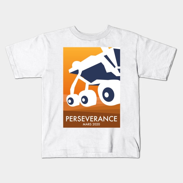 Perseverance mars rover 2020 Kids T-Shirt by nickemporium1